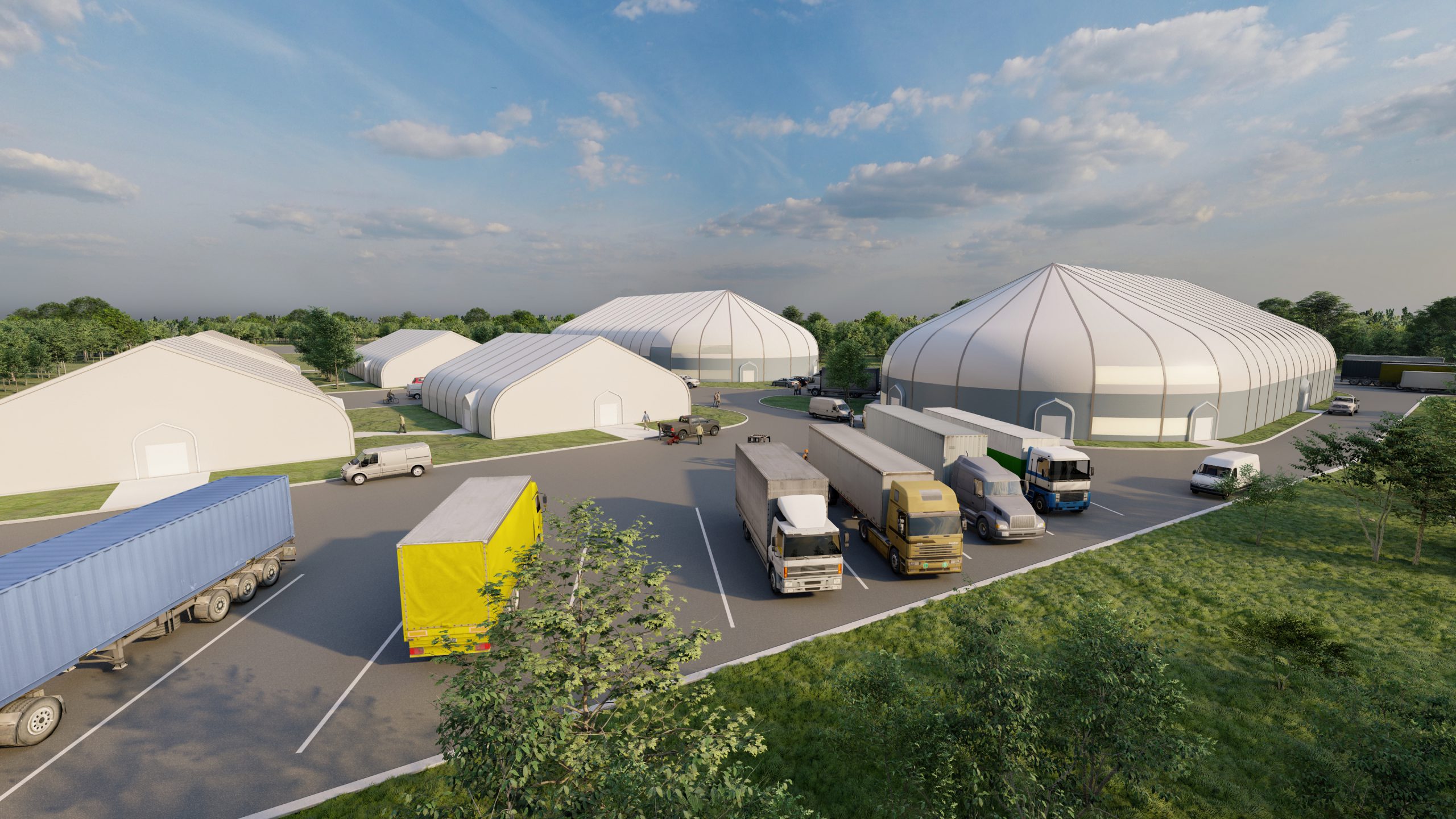 Completed facility exterior