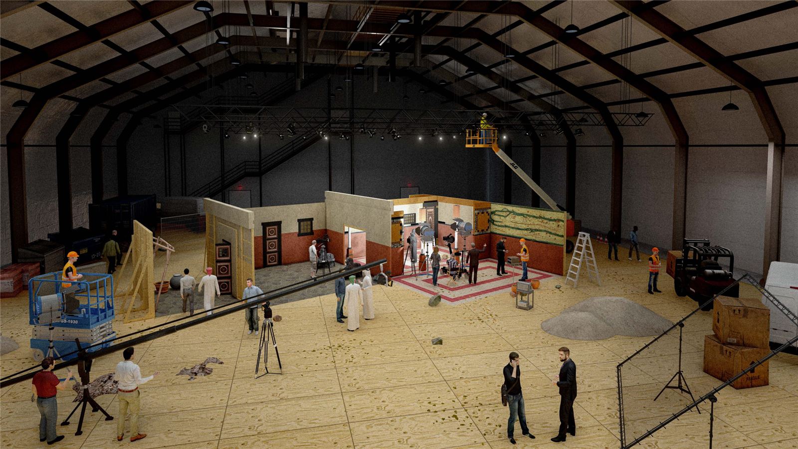 Completed facility interior